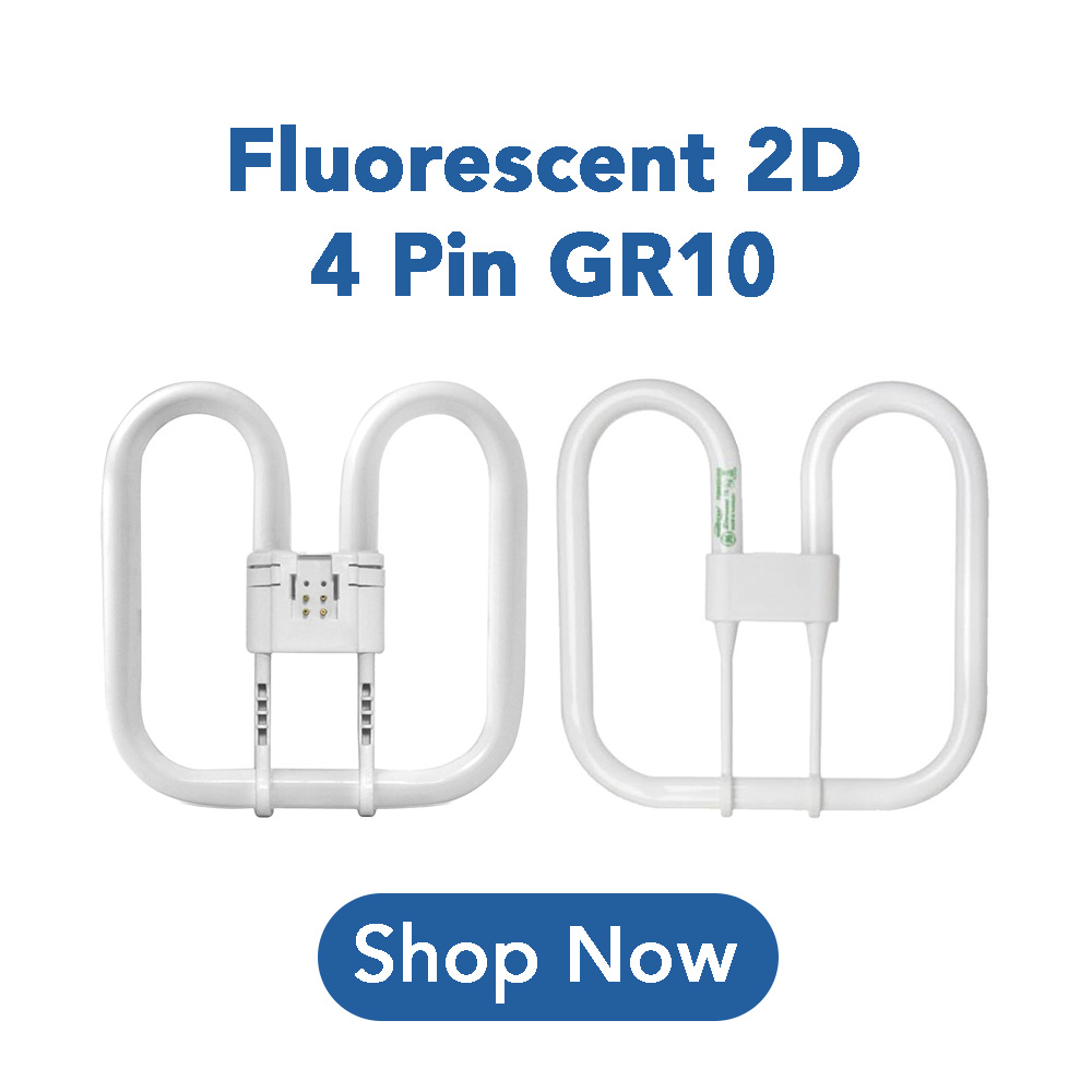 Fluorescent 2D 4 Pin GR10 Fluorescent 2D 4 Pin GR10