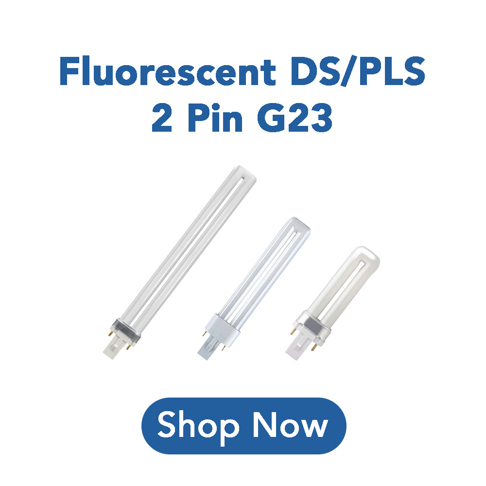 Fluorescent DS/PLS 2 Pin G23 Fluorescent DS/PLS 2 Pin G23