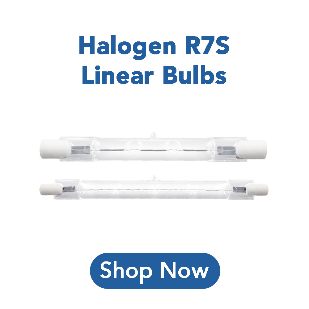 Halogen GLS Light Bulbs Halogen R7S Linear Bulbs
