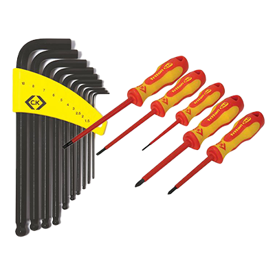 screwdrivers and hex keys