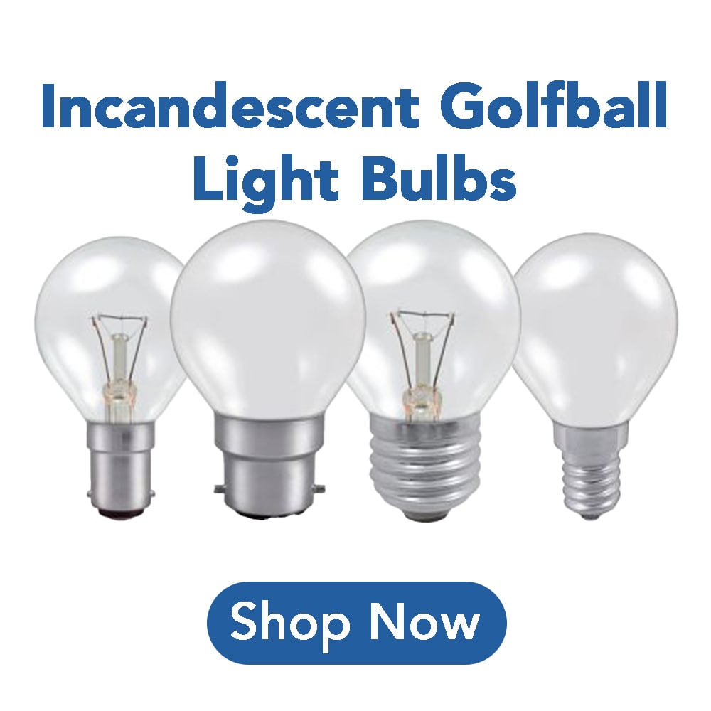 Incandescent Golfball Light Bulbs Incandescent Golfball Light Bulbs