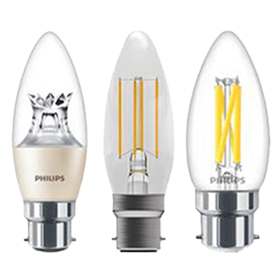 LED BC/B22 Candle Bulbs