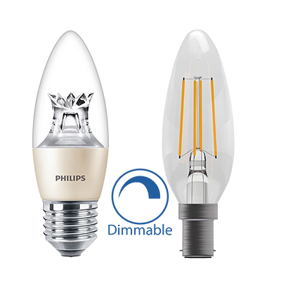 Dimmable LED Candle Bulbs