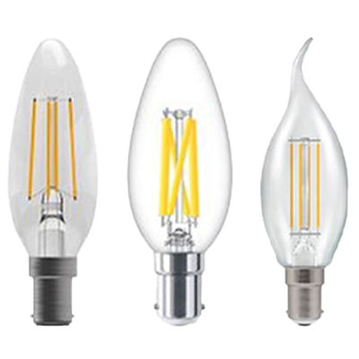 LED SBC/B15 Candle Bulbs