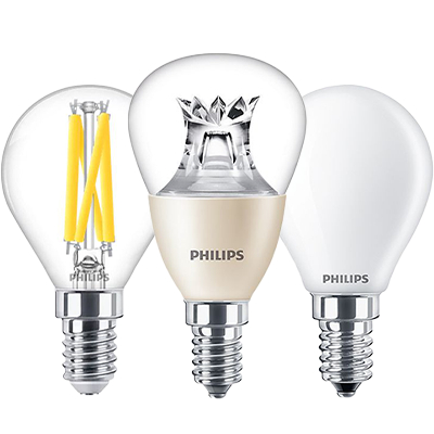 SES/E14 Golf Ball Light Bulbs