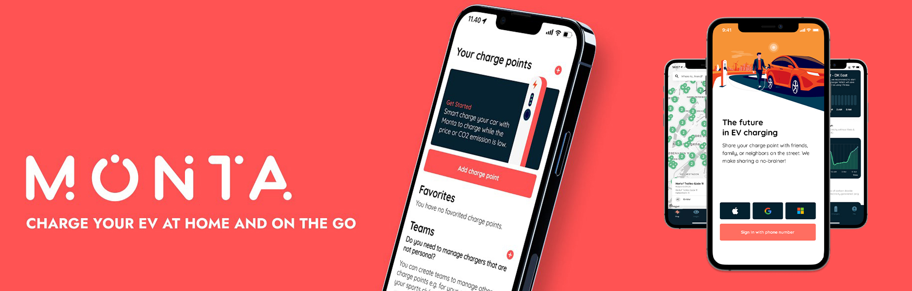 Monta ev charging app