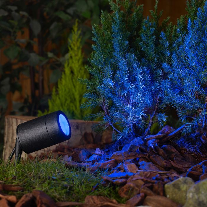 BELL Luna GU10 LED IP65 Black Garden Spike