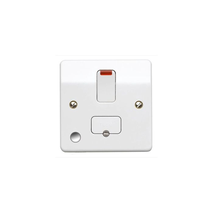 MK Logic 13A 1 Gang Switched Flush Mount Fused Spurs