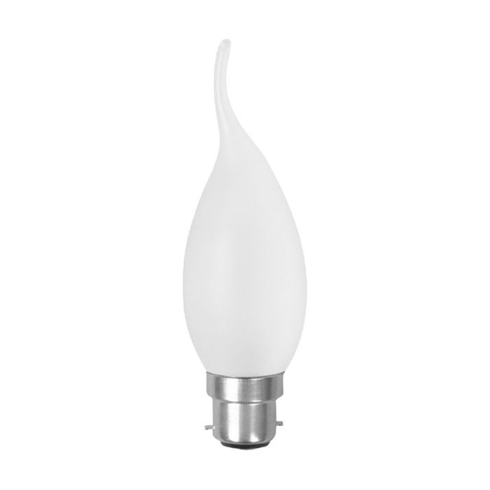 25W BC Candlelux Double Life Tipped Clear DISCONTINUED