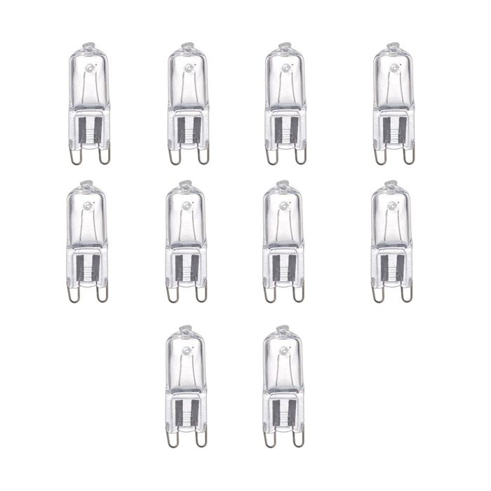 28W 240V G9 Clear Halopin - 10 PACK