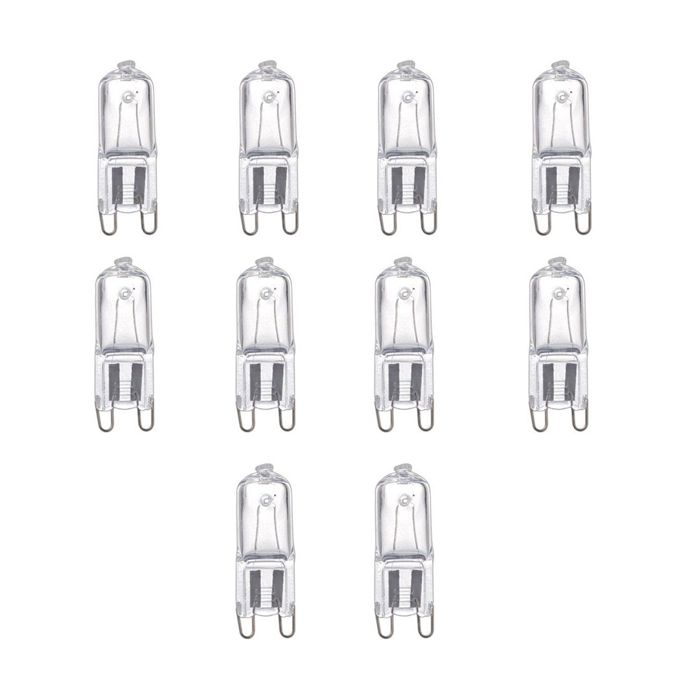 42W 240V G9 Clear Halopin - 10 PACK