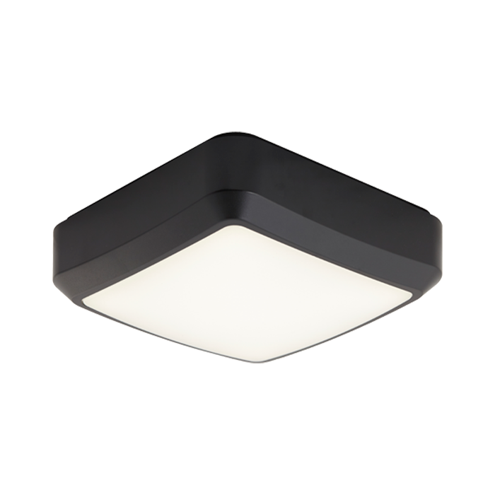 Ansell Astro CCT 2 Black 14.5W Corridor Function Emergency LED Bulkhead