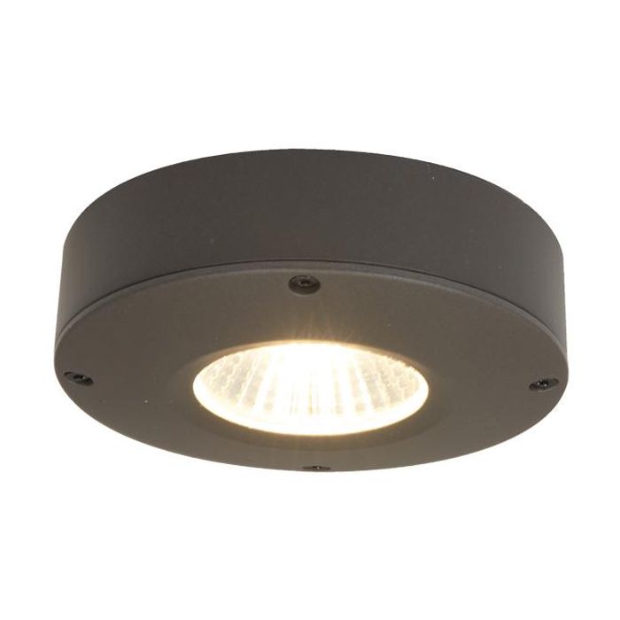 Ansell Callisto AC LED Wall/Ceiling - 4W Warm White - Graphite 