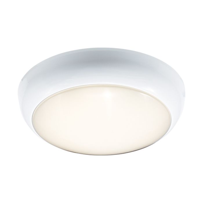 Ansell Disco EVO 2 Microwave Sensor and Self-Test Emergency LED 4-7W CCT Selectable Bulkhead
