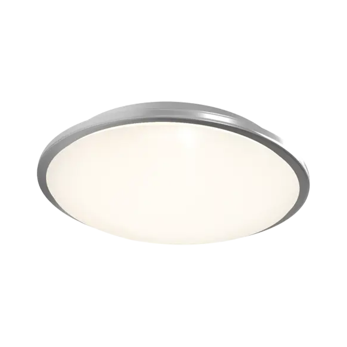 Ansell Eclipse Satin Chrome 11.5-23.5W MultiLED CCT Microwave Sensor Emergency LED Bulkhead