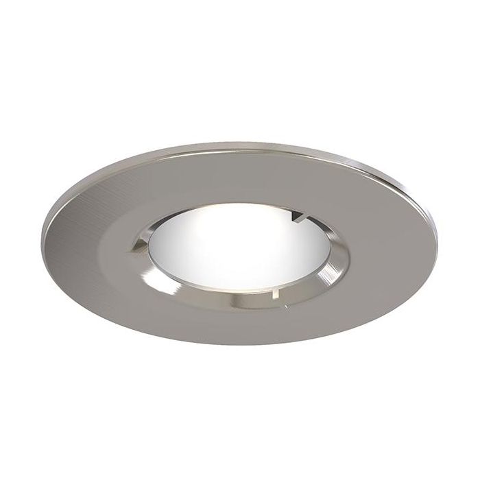 Ansell Edge GU10 IP65 Fire Rated Downlight 50W - Satin Chrome