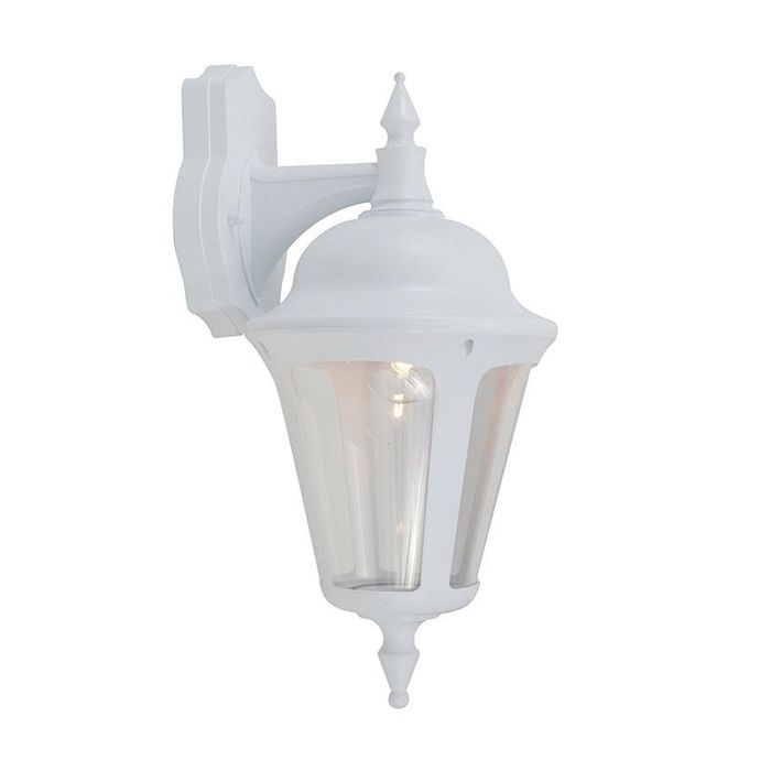 Ansell Latina E27 Wall Lantern White