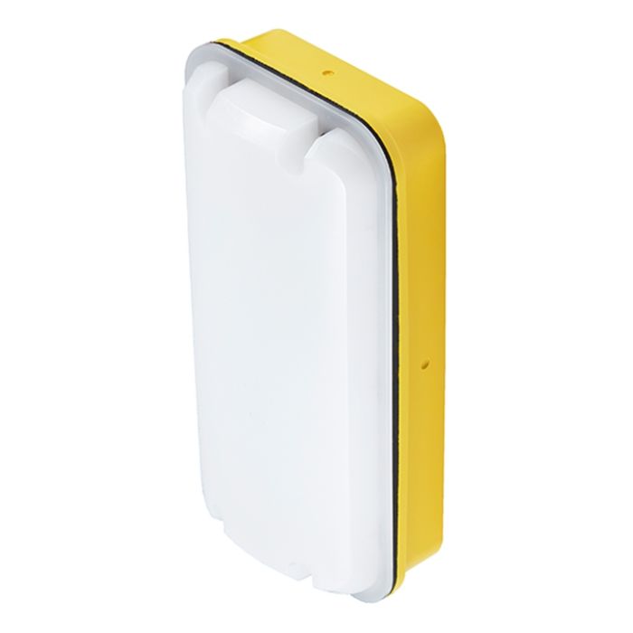 Ansell SLEEK LED 110V POLYCARBONATE BULKHEAD - ELECTRONIC PHOTOCELL - 5W YELLOW BASE