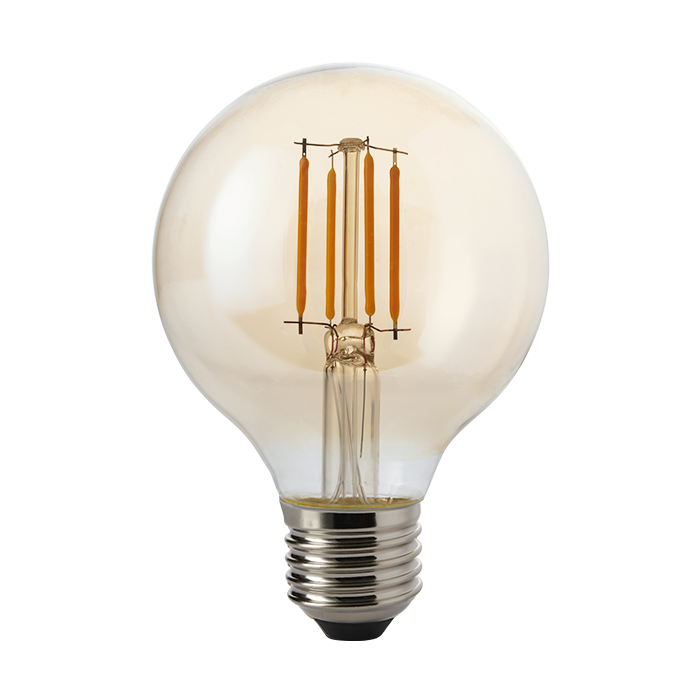 Bell 3.3W LED Vintage Globe ES Amber 2200K 