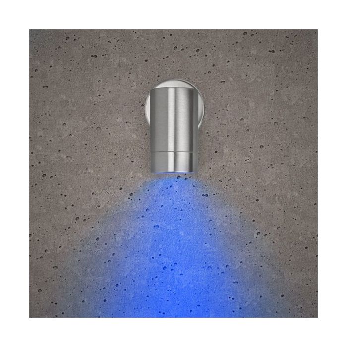 Bell Lighting Luna GU10 Fixed Wall Light - IP65, Stainless Steel