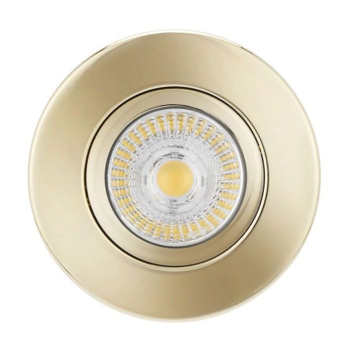 Bell Fire Rated MV Centre Tilt Downlight Brass