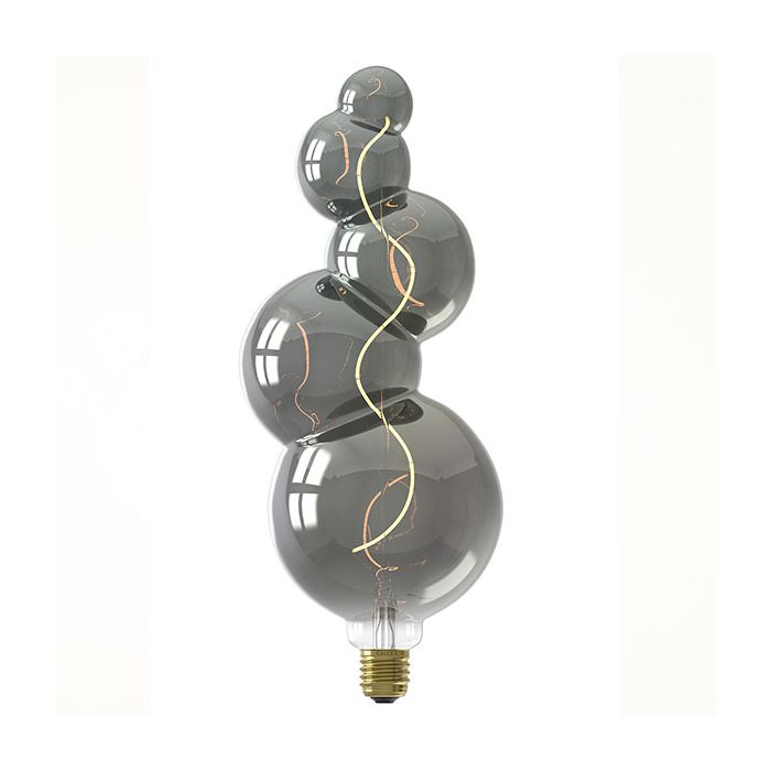 Calex Alicante LED Lamp 240V 4W 60lm E27, Titanium 2100K dimmable
