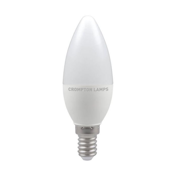 Crompton 11359 LED Candle Thermal Plastic Opal 5.5W 4000K SES - E14