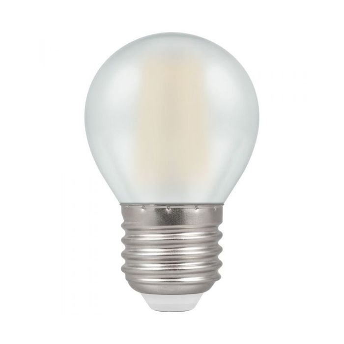 Crompton 6003 E27 4W LED Round Filament Pearl