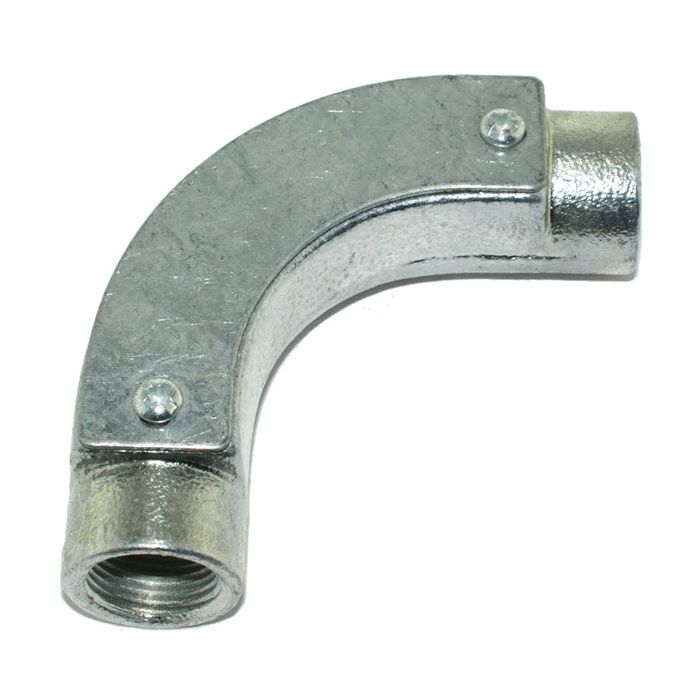 Galvanised Steel Conduit Inspection Elbow - 20mm