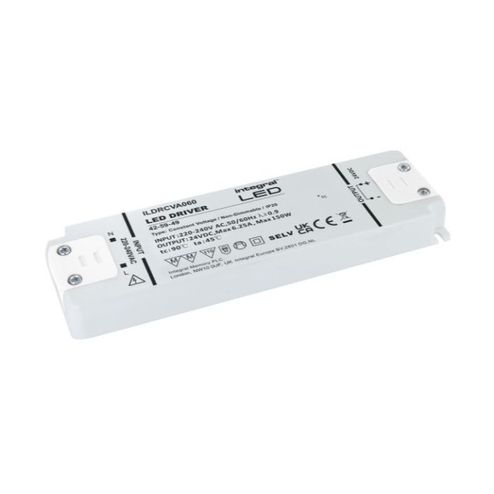Integral 24VDC 150W IP20 LED Driver