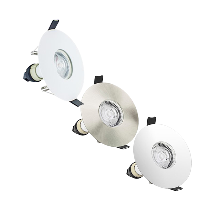 Integral Evofire White Round Fire-Rated Downlight 70-100mm Cut-Out