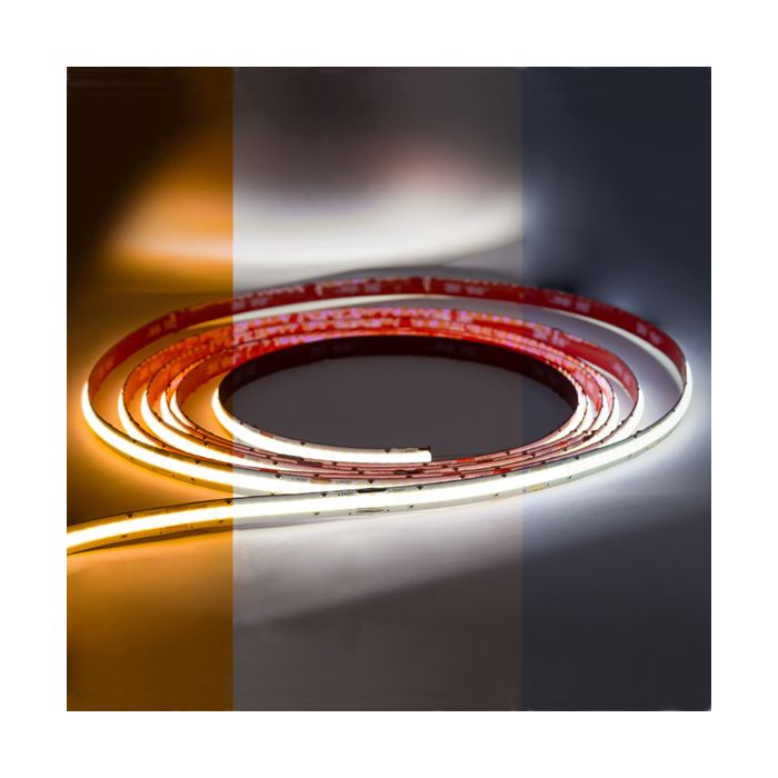 Integral LED COB Pro Strip 2400 to 6000K Tunable 24V 15W/M 10mm IP20