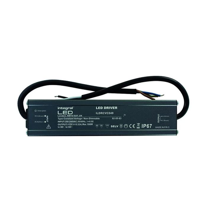 Integral Constant Voltage LED Driver 100W 12V
