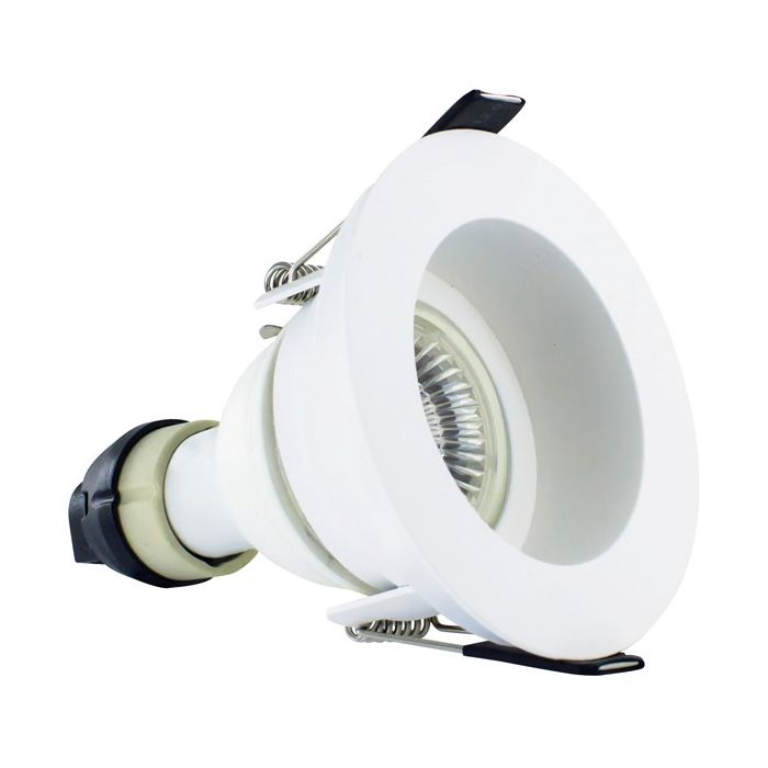 Integral LED White Round Recessed Fire-Rated Downlight 