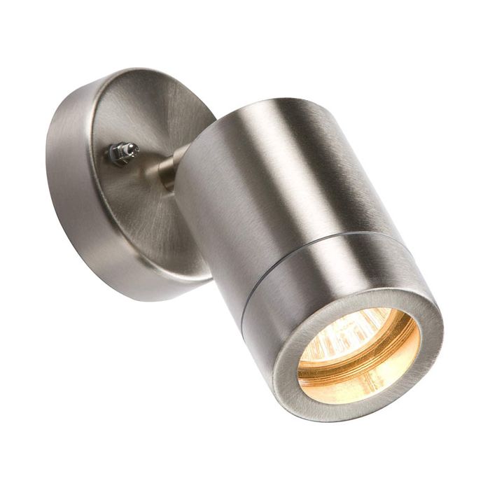 MLA Knightsbridge IP65 Stainless Steel Adjustable Single Gu10 35w Fitting
