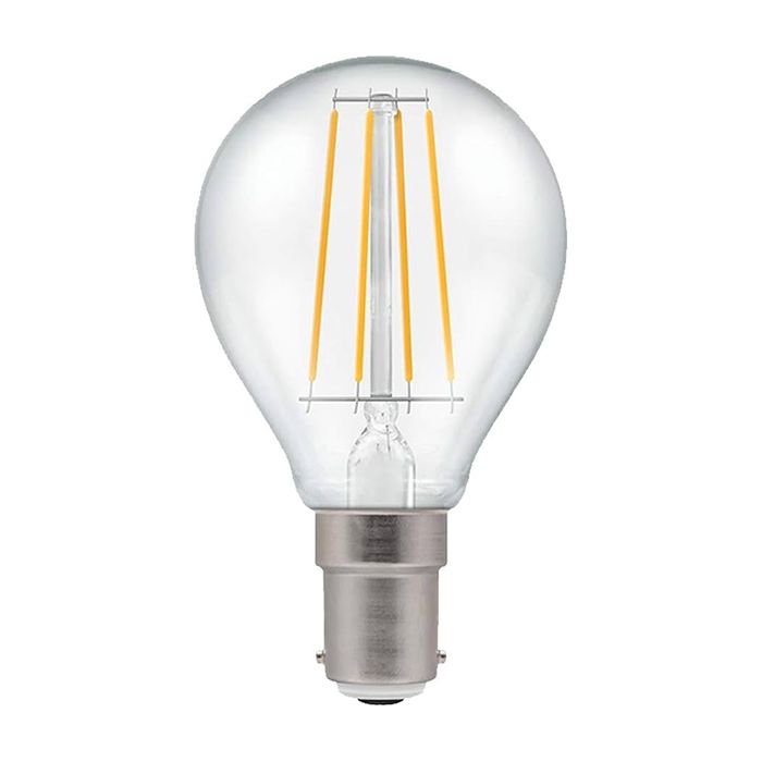 Megaman LED B15 Clear Filament Dimmable Golfball 4W Warm White