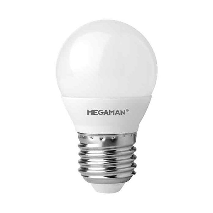 Megaman LED E27 Opal Dimmable Golfball 5.5W Cool White
