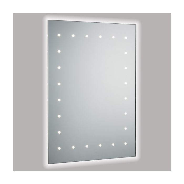 MLA-Knightsbridge 16W LED Mirror with Dual Shave Socket, Demister and Motion Sensor