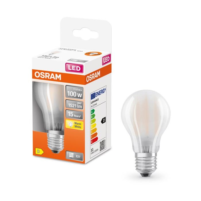OSRAM Fr-Fil 11W-100W E27 2700K non-dim A60