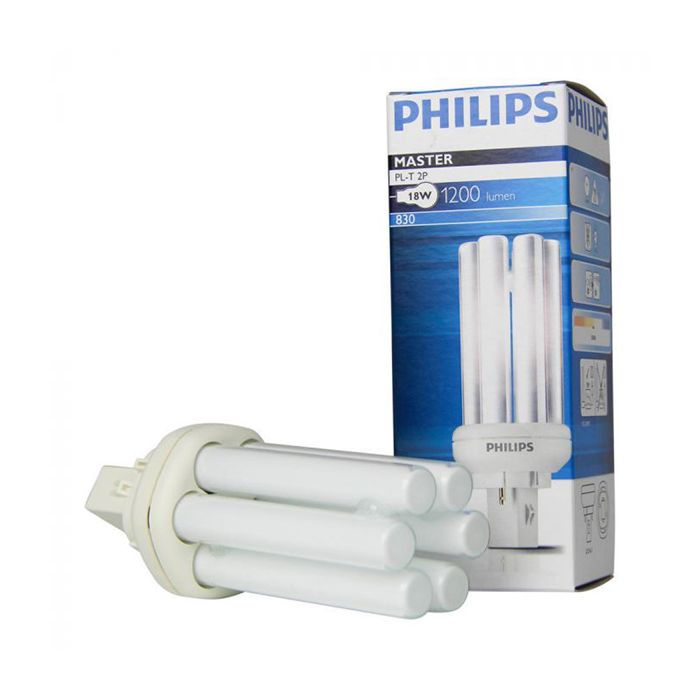 Philips Master 18W PL-C Warm White 827 2-Pin GX24D