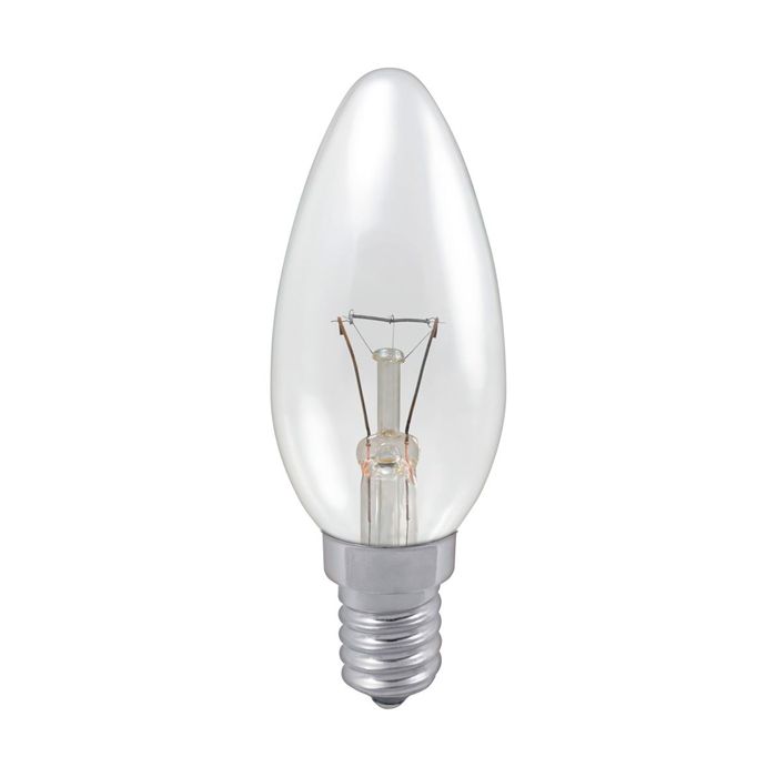 Professional 40W SES Clear Candle 35mm