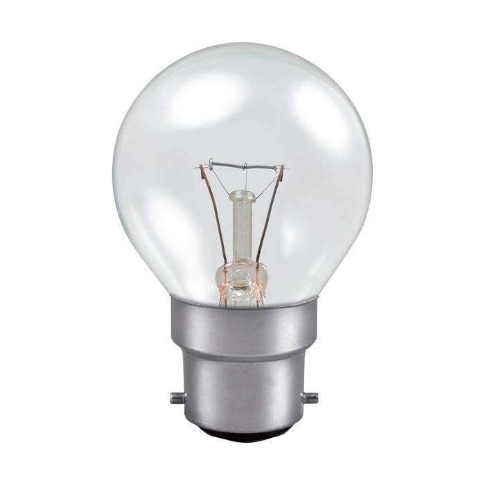 Professional 60W Clear Golf Ball Lamp BC