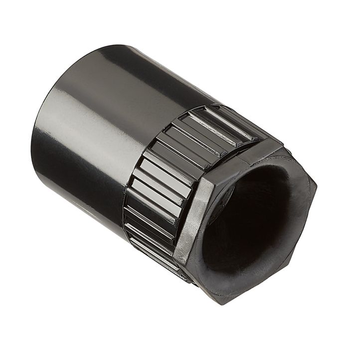 PVC Conduit Female Adaptor - 20mm Black