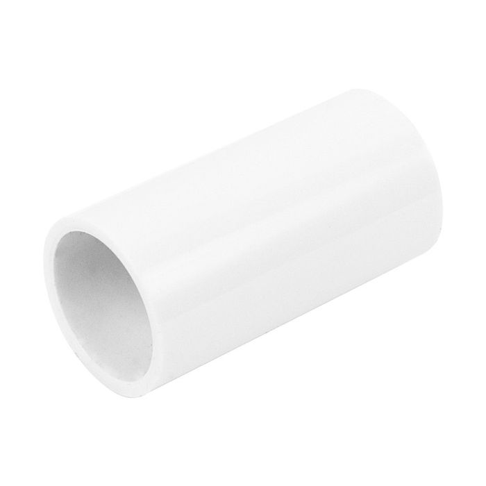 PVC Conduit Standard Coupler - 20mm - White
