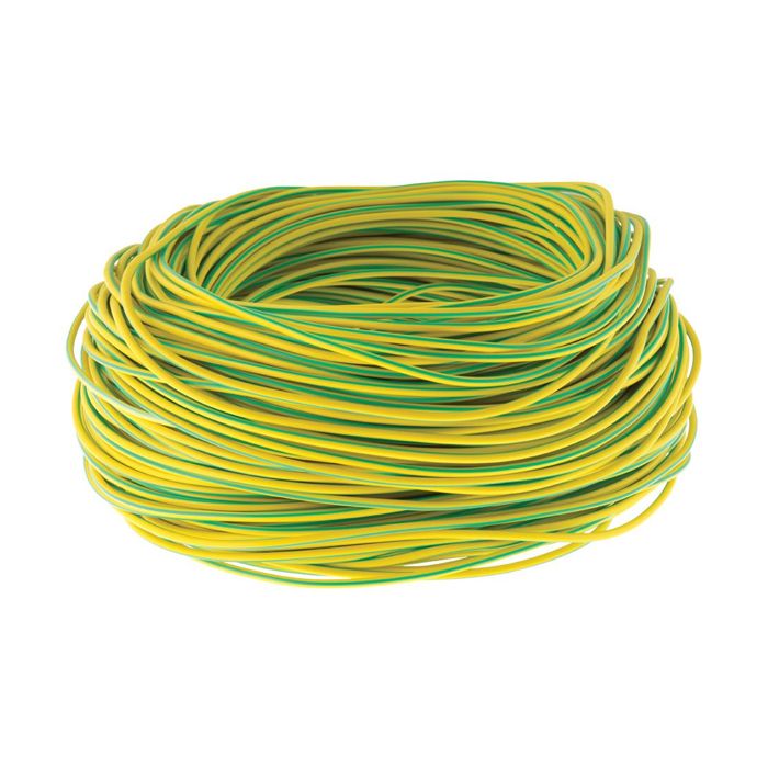 PVC Sleeving 3mm Green/Yellow x 100 Metres