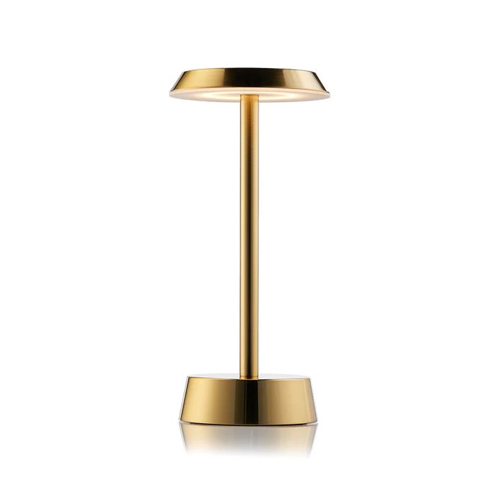 Sofia Flat Xl Cordless Lamp Brass