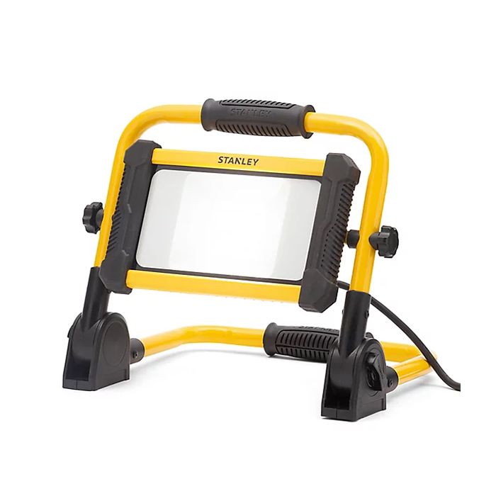 Stanley 240v 50w LED Folding Black/Yellow