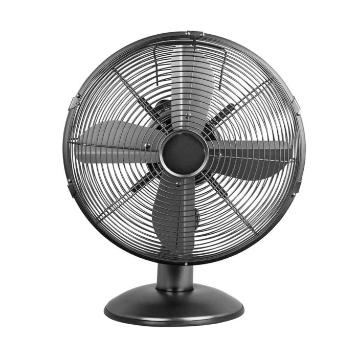 Status 12'' Desk Fan Satin Black