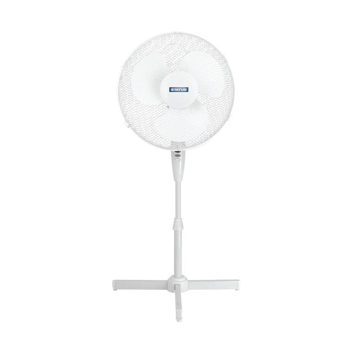 Status 16 Inch Pedestal Fan - White