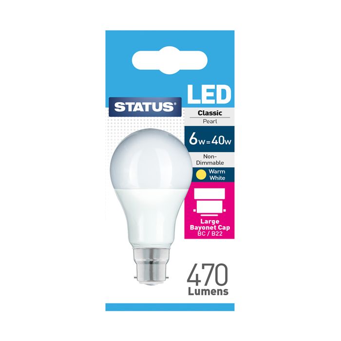 Status Led 6W BC GLS 2700K